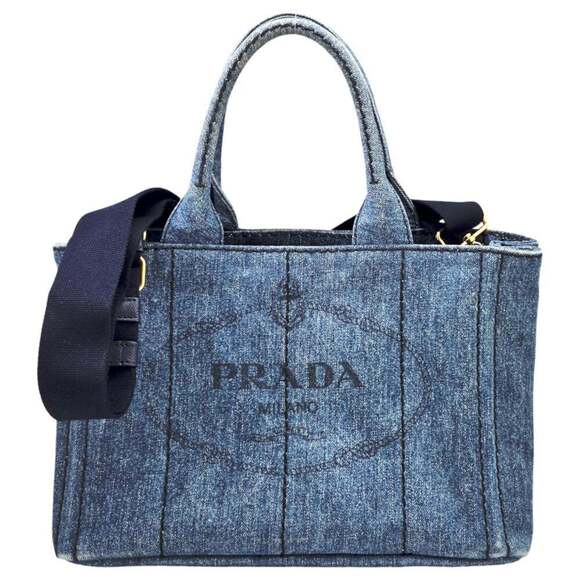 Prada Handbags - PRADA Blue Shoulder Bag